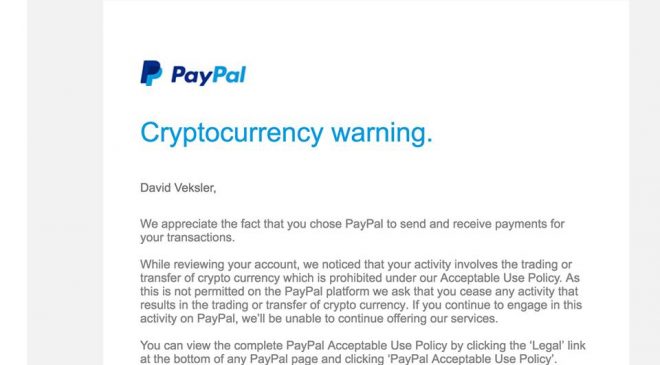 Paypal kullanıcıları kripto para
