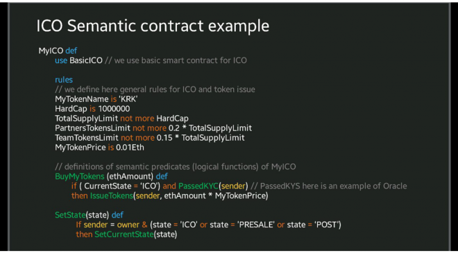 Örnek Semantic Contract
